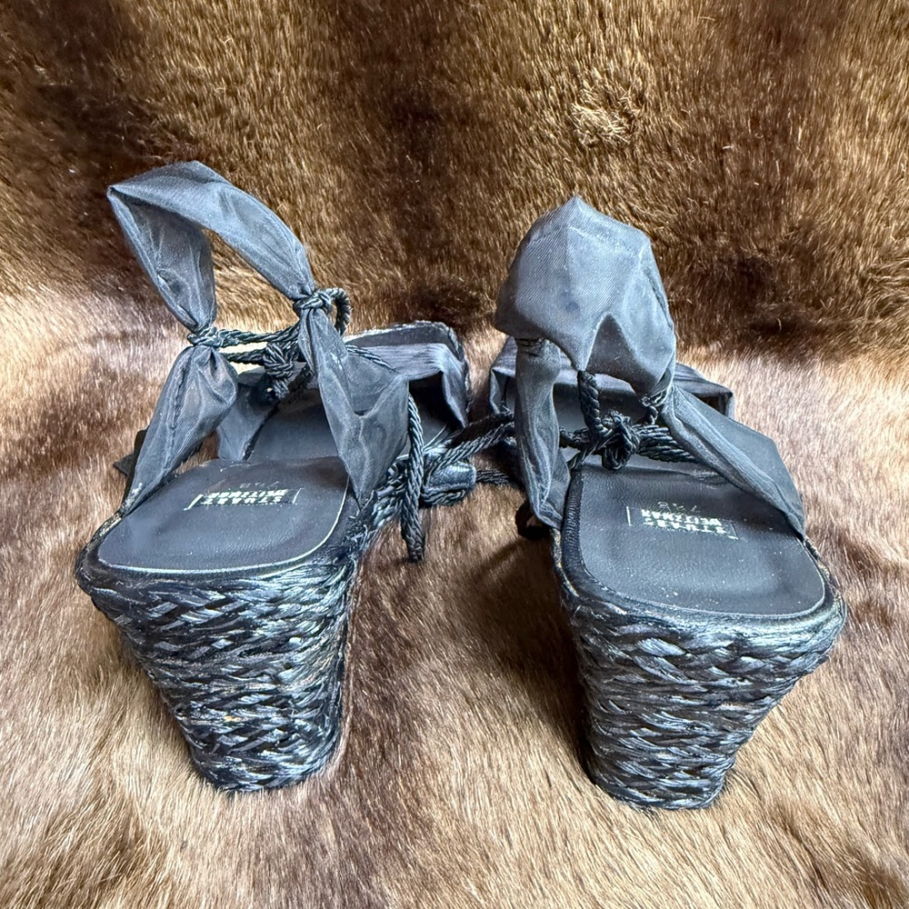 Stuart Weitzman Platform Espadrilles Size 7.5 - image 4